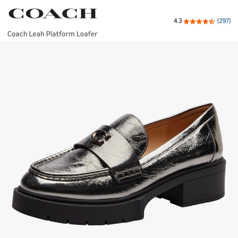 SOLD | NIB Leah Loafer Anthracite